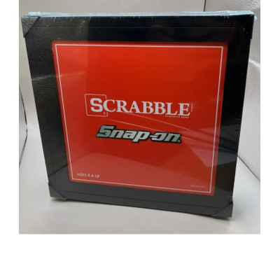 Brand New Snap-On Tools Scrabble Set In Wooden Box Collectable - SSX21P125