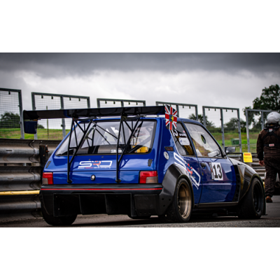 Peugeot 205 Time Attack Carbon Fibre Rear Arches (pair) +40mm