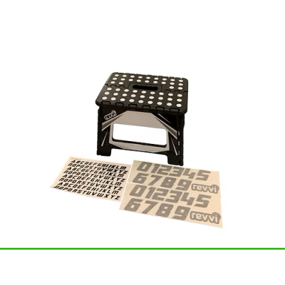 Revvi Foldable Bike Stand & Sticker Pack - for use with Revvi bikes