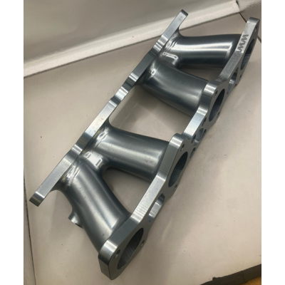 MK1 Citroen Saxo VTR TU 8v DCOE Billet Alloy Throttle Body Inlet Manifold - Grey