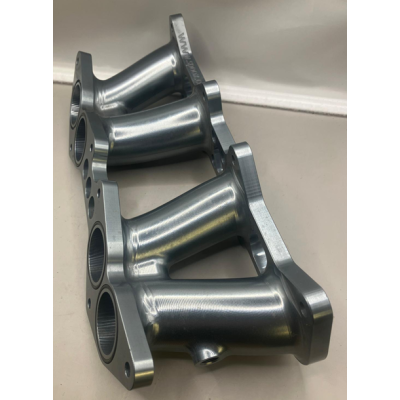 MK1 Citroen Saxo VTR TU 8v DCOE Billet Alloy Throttle Body Inlet Manifold - Grey