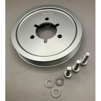 Spoox Peugeot 206 XSi 1.6 16v TU5JP4 Billet Alloy Bottom Pulley - Silver