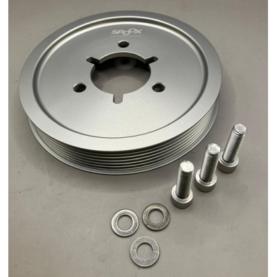 Spoox Peugeot 206 XSi 1.6 16v TU5JP4 Billet Alloy Bottom Pulley - Silver