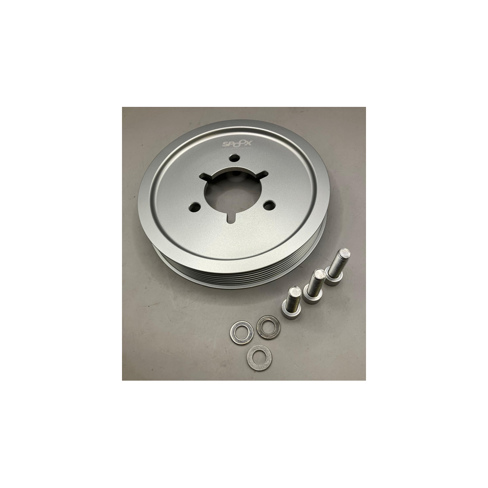 Spoox Citroen C2 VTS TU5JP4 Billet Alloy Bottom Pulley - Silver