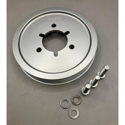 Spoox Citroen C2 VTS TU5JP4 Billet Alloy Bottom Pulley - Silver