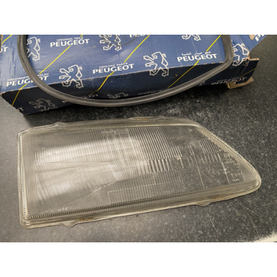 Genuine OE Peugeot 405 Front Light Lens Clear Lens Element Only With Seal - 6213.03