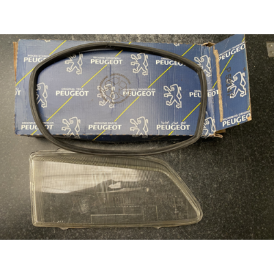 Genuine OE Peugeot 405 Front Light Lens Clear Lens Element Only With Seal - 6213.03