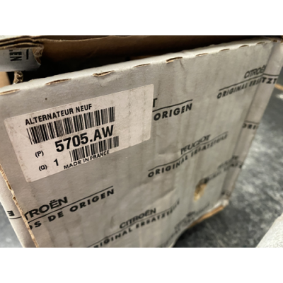 Genuine OE Peugeot 307 Valeo Alternator - 5705. AW