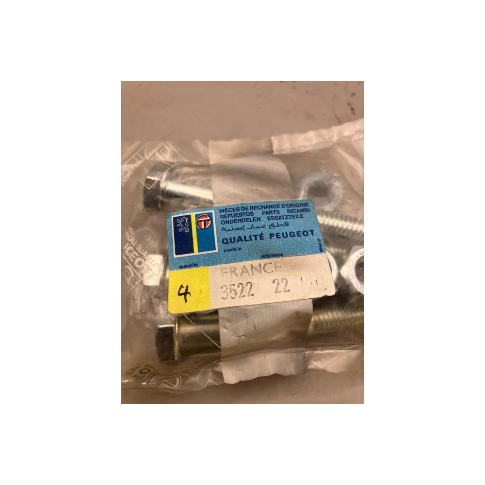 Genuine OE Peugeot 205 Front Wishbone Front Bush Bolt and Nut (1) - 3522.22 (1)