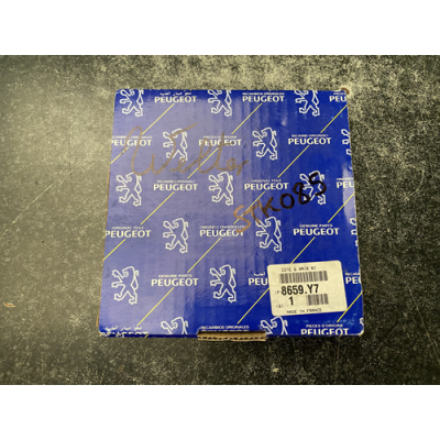 Genuine OE Peugeot 405 Side Decal Sticker Assembly Left Silver/Grey - 8659.Y7