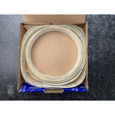 Genuine OE Peugeot 405 Side Decal Sticker Assembly Left Silver/Grey - 8659.Y7