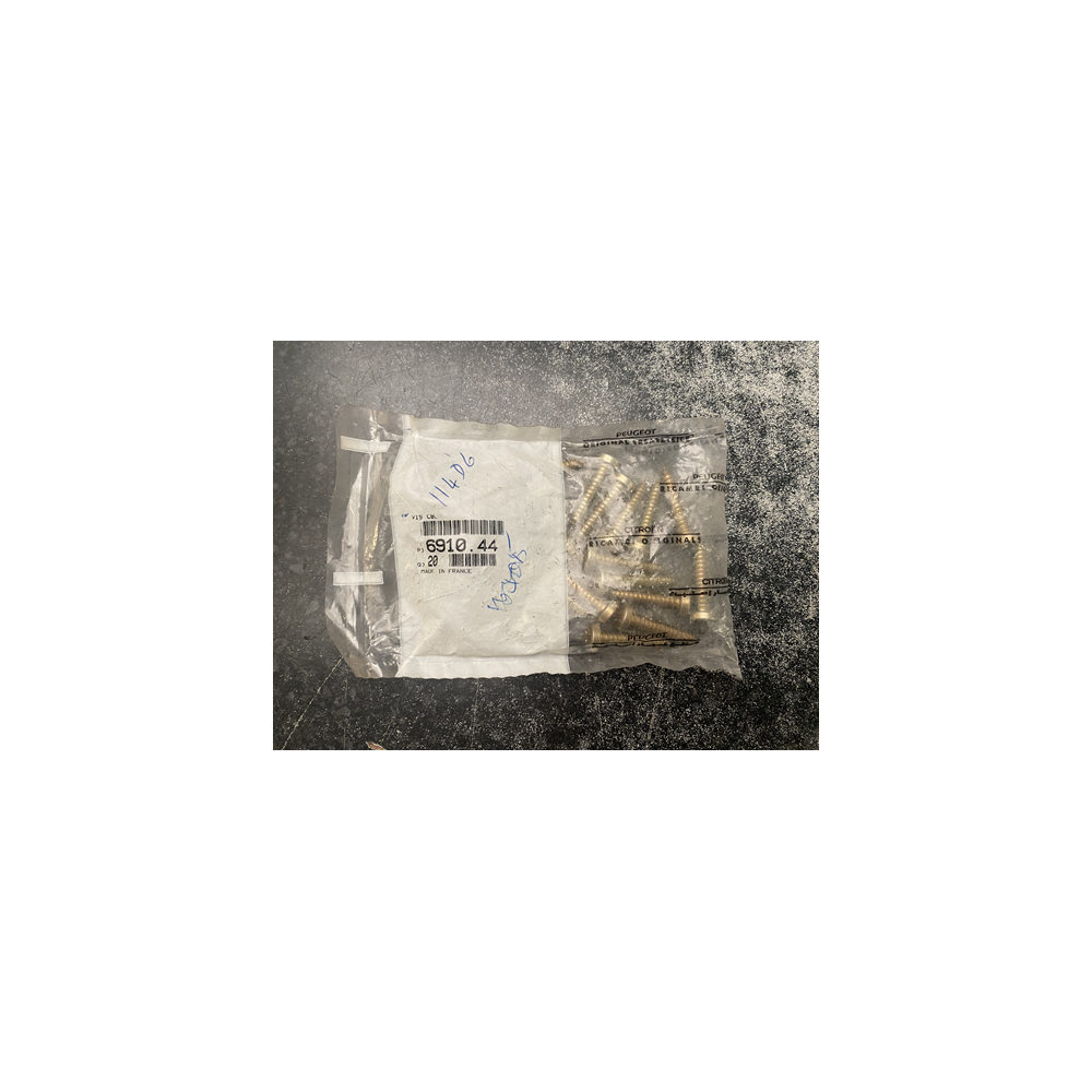 Genuine OE Peugeot 205 Door Arm Rest Screw - 6910.44