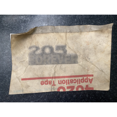 Genuine OE Peugeot 205 FOREVER Sticker Decal - 8663.GA