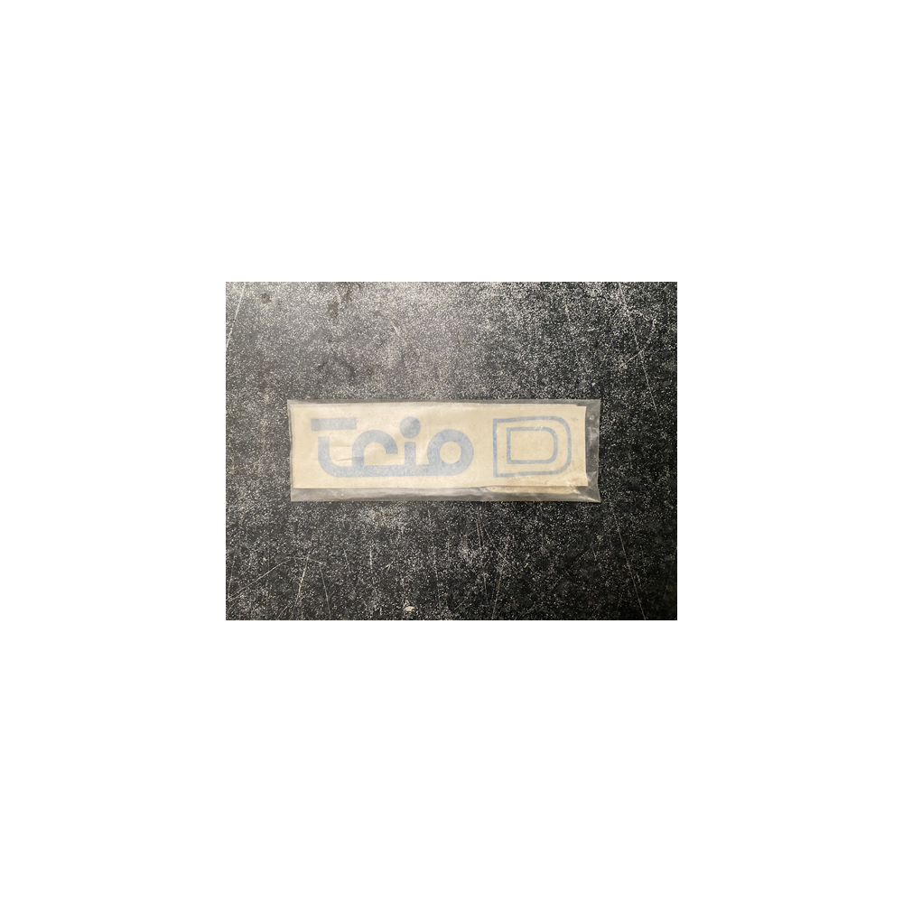 Genuine OE Peugeot TRIO D sticker Decal - A4944