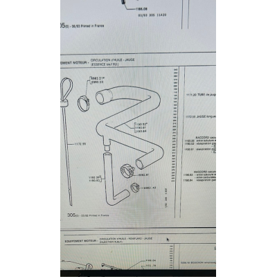Genuine OE Peugeot 305 Breather Hose 1290cc & 1472cc - 1190.52