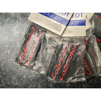 Genuine OE Peugeot Cabriolet Badge KIT (Pair of badges) Cabriolet Emblem - 9648.1Y