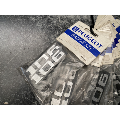 copy of Genuine OE Peugeot Cabriolet Badge KIT (Pair of badges) Cabriolet Emblem - 9648.1Y