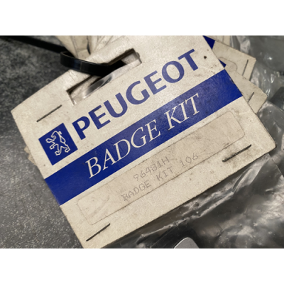 copy of Genuine OE Peugeot Cabriolet Badge KIT (Pair of badges) Cabriolet Emblem - 9648.1Y