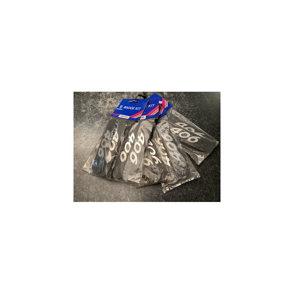 Genuine OE Peugeot 406 Badge KIT (Pair of badges) 406 Emblem - 9643.1H