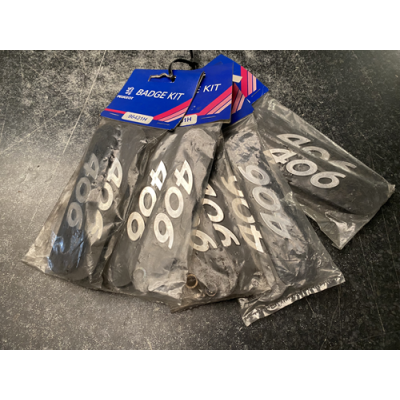Genuine OE Peugeot 406 Badge KIT (Pair of badges) 406 Emblem - 9643.1H