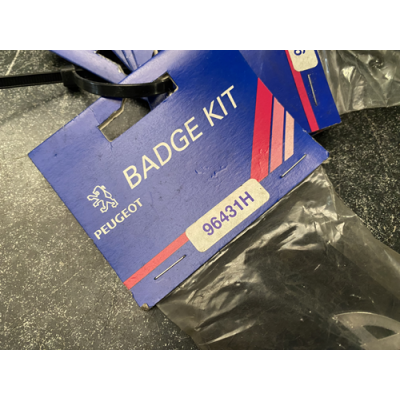 Genuine OE Peugeot 406 Badge KIT (Pair of badges) 406 Emblem - 9643.1H