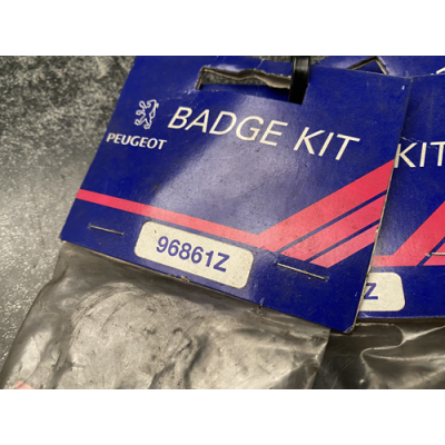 Genuine OE Peugeot XSI Badge KIT (Pair of badges) XSI Emblem - 9686.1Z