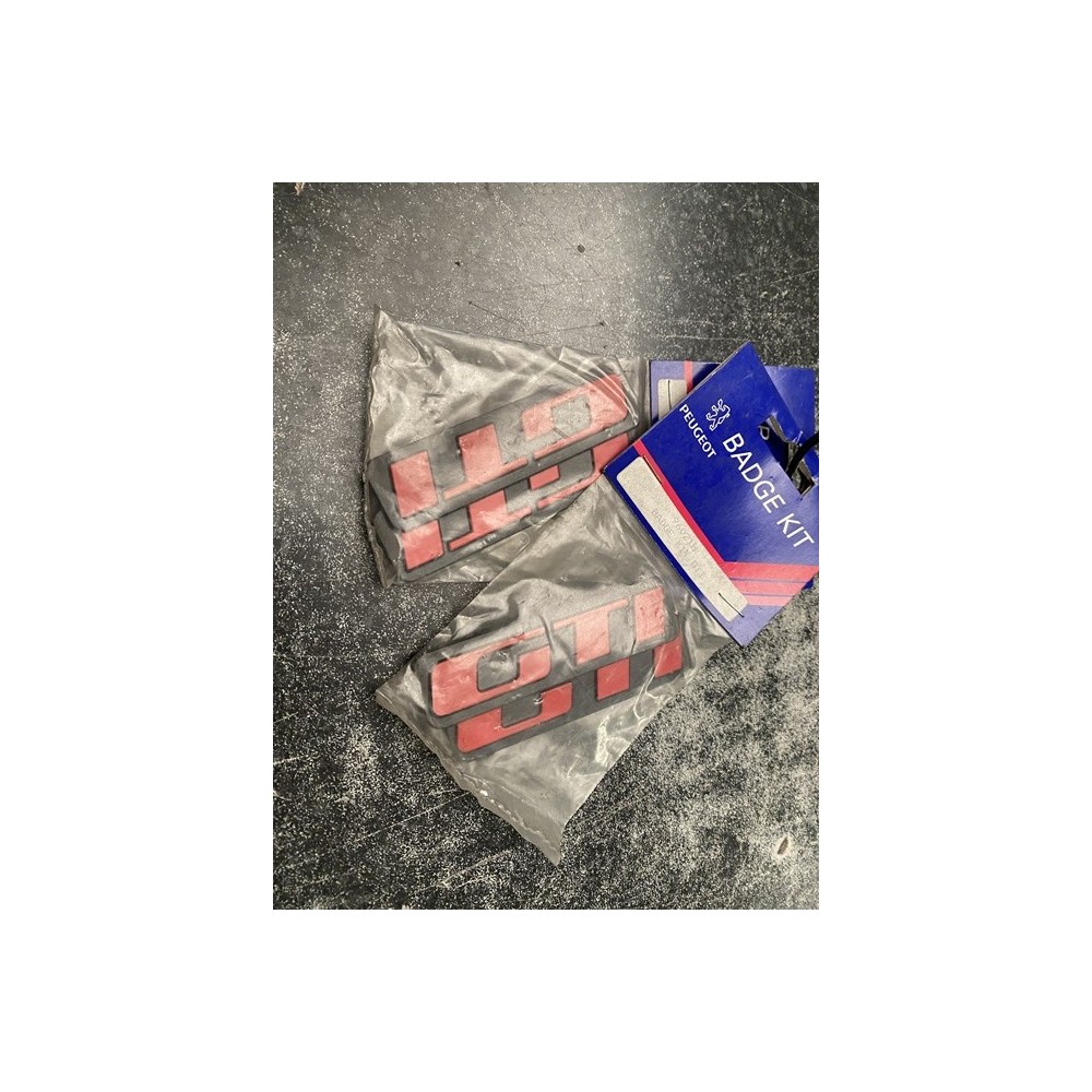 Genuine OE Peugeot GTI Badge KIT (Pair of badges) GTI Emblem - 9602.1H