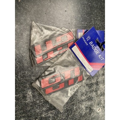 Genuine OE Peugeot GTI Badge KIT (Pair of badges) GTI Emblem - 9602.1H