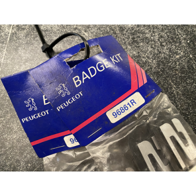 Genuine OE Peugeot 205 Badge KIT (Pair of badges) 205 Emblem 140x30mm - 9686.1R
