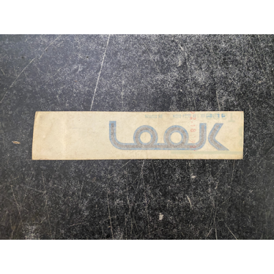 Genuine OE Peugeot LOOK 205 / 309 sticker Decal