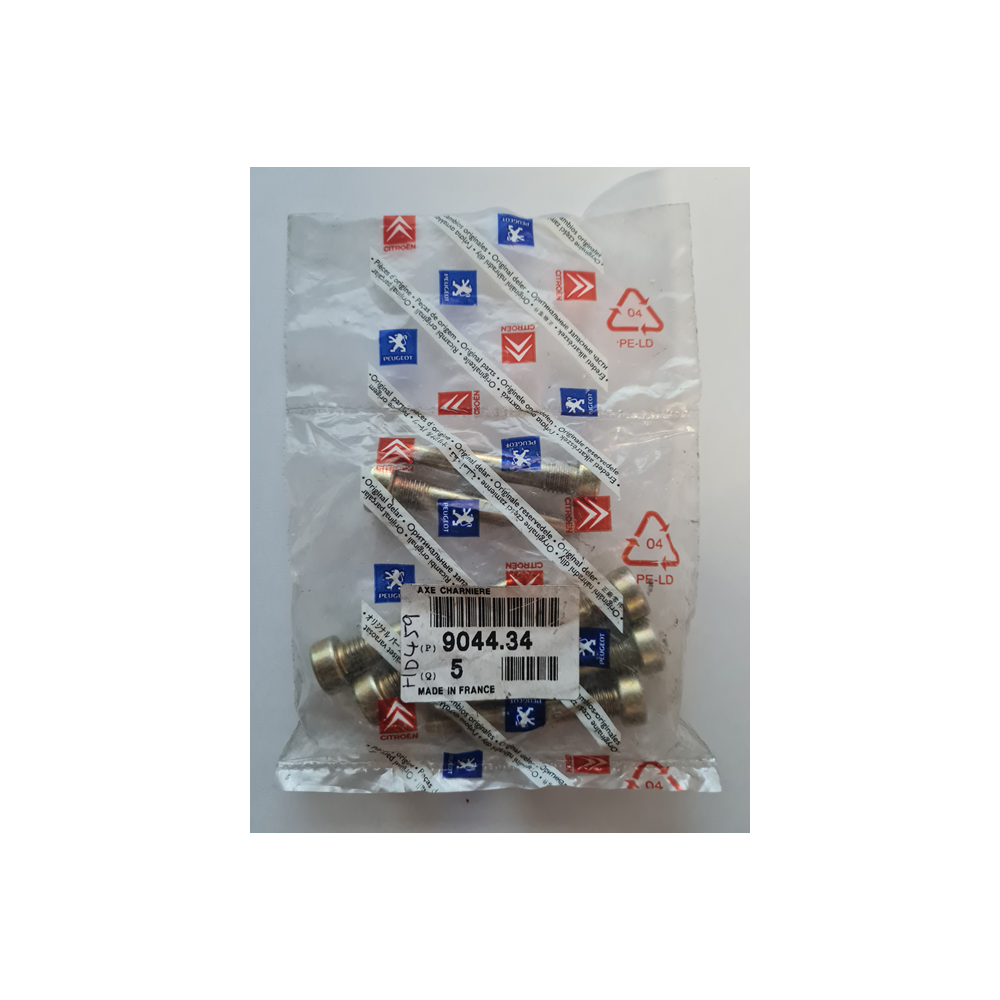 Genuine OE Peugeot 205 door hinge roll pin (PH2) - 9044.34