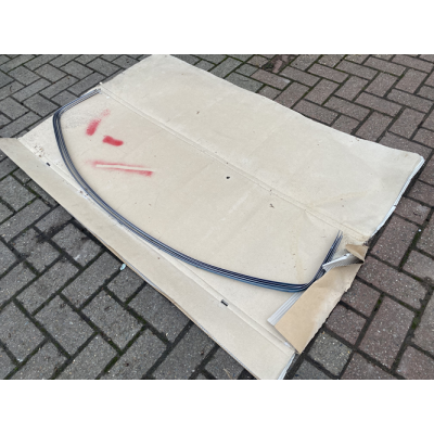 Genuine OE Peugeot 205 GTI rear bumper insert (chrome/grey) - 7451.73