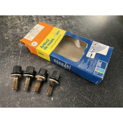 Genuine OE Peugeot 205 GTI 130 Locking Wheel Nuts (Set of 4) - 9606.Q0