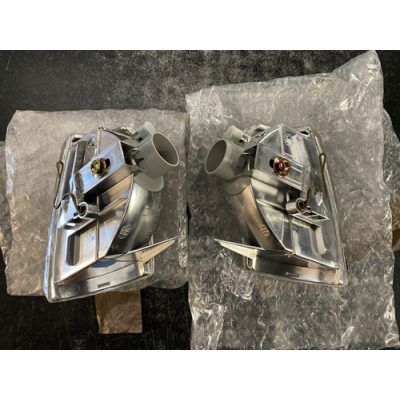 Genuine VALEO Peugeot 205 PH2 Front Indicator Lamps CLEAR *PAIR*