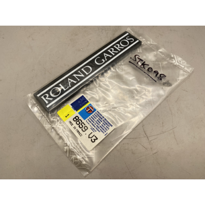 Genuine OE Peugeot 205 Roland Garros Badge - 8659.V3