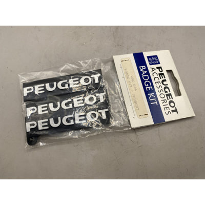 Genuine OE Peugeot 205 Mudflap Badge KIT - VAC684