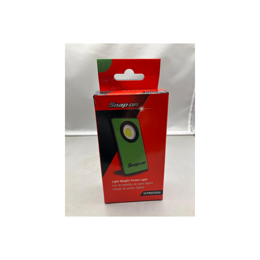Brand New Snap On Lightweight Pocket Light - ECPRJ032GU - GREEN
