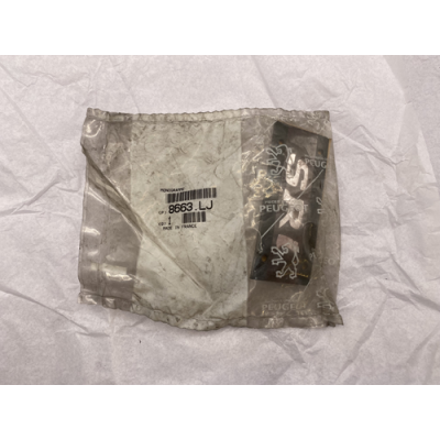 Genuine OE Peugeot SRI Badge Black/Silver - 8663.LJ
