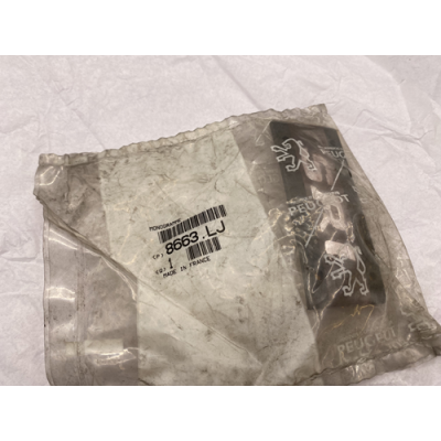 Genuine OE Peugeot SRI Badge Black/Silver - 8663.LJ