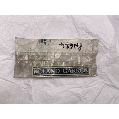 Genuine OE Peugeot Roland Garros Badge Black & Silver - 8659.GY