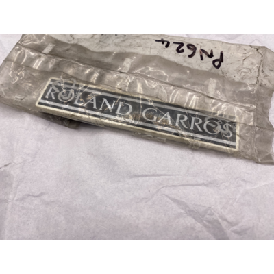 Genuine OE Peugeot Roland Garros Badge Black & Silver - 8659.GY