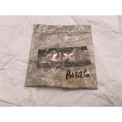 Genuine OE Peugeot LX Badge Silver - 8663.LG