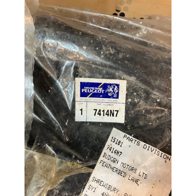 Genuine OE Peugeot 206 Rear Bumper Absorber Assembly Foam - 7414.N7