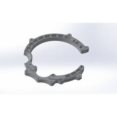 Spoox Quaife QBM2M 6-Speed Sequential Gearbox TU Engine Adapter Plate