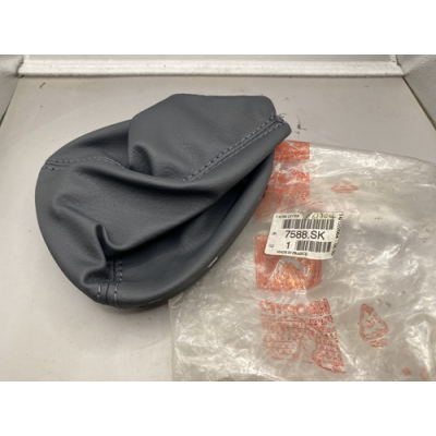 Genuine OE Citroen Leather Gear Gaiter Surround - Dark Grey - 7588.SK