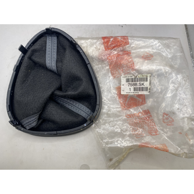 Genuine OE Citroen Leather Gear Gaiter Surround - Dark Grey - 7588.SK