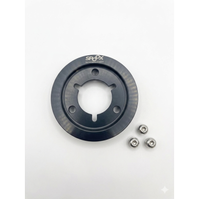 Spoox Citroen Saxo VTS Billet Alloy Bottom Pulley (Underdrive) - BLACK