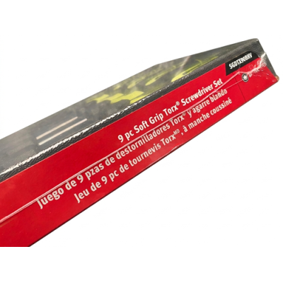 Snap On 9 Piece Torx Instinct Soft Grip Yellow Screwdriver Set  - SGDTX90BHV