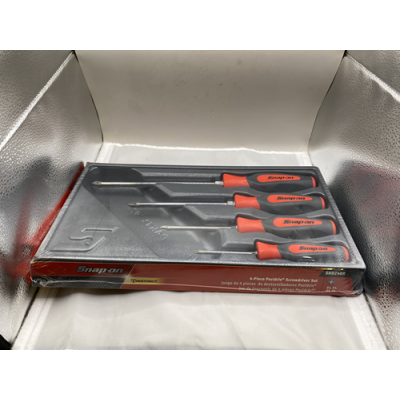 Snap On 4 Piece Pozidriv Screwdriver Set RED - SHDZ40R