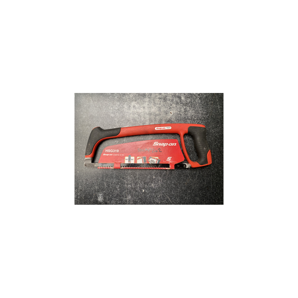 Snap On Bi-Metal 24TPI Saw Hacksaw 12"x24 High Speed Steel Red - HSG319